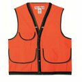 None Vest, 10-Pocket, XXXL, Orange, CottonDuck 105149XXXL